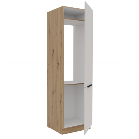 Szafka do zabudowy lodówki 60 cm SALLY kaszmir 60 LO-210 2F
